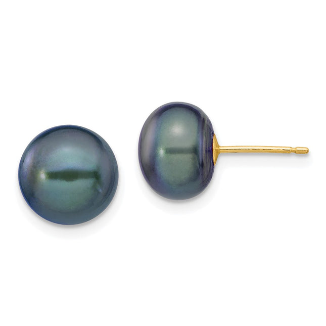 14k Yellow Gold Earrings Style X90BB - Classique Jewelry Inc.