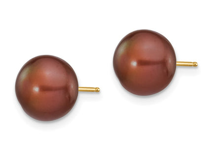 14k Yellow Gold Earrings Style X90BC - Classique Jewelry Inc.