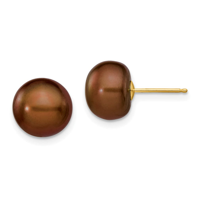 14k Yellow Gold Earrings Style X90BC - Classique Jewelry Inc.