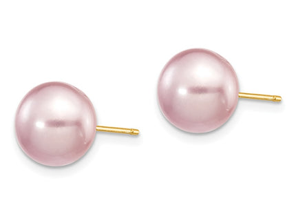 14k Yellow Gold Earrings Style X90BPU - Classique Jewelry Inc.