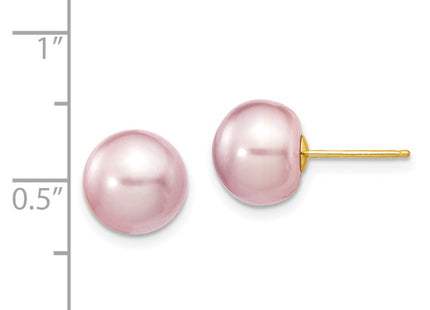 14k Yellow Gold Earrings Style X90BPU - Classique Jewelry Inc.