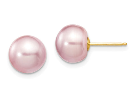 14k Yellow Gold Earrings Style X90BPU - Classique Jewelry Inc.