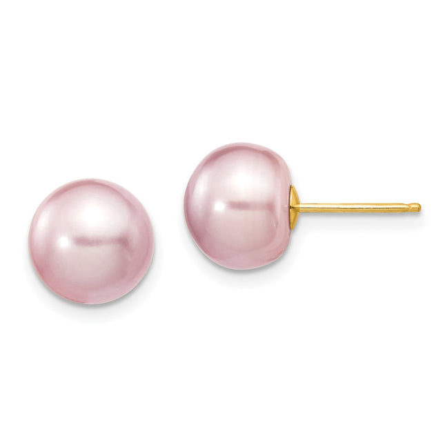 14k Yellow Gold Earrings Style X90BPU - Classique Jewelry Inc.