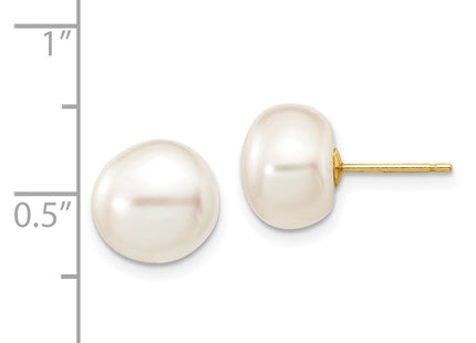 14k Yellow Gold Earrings Style X90BW - Classique Jewelry Inc.