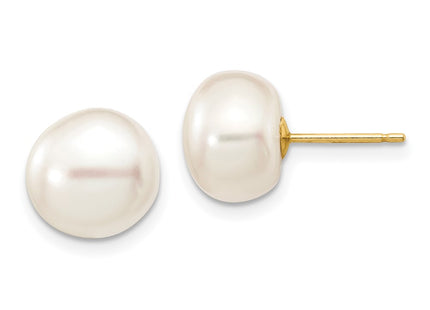 14k Yellow Gold Earrings Style X90BW - Classique Jewelry Inc.