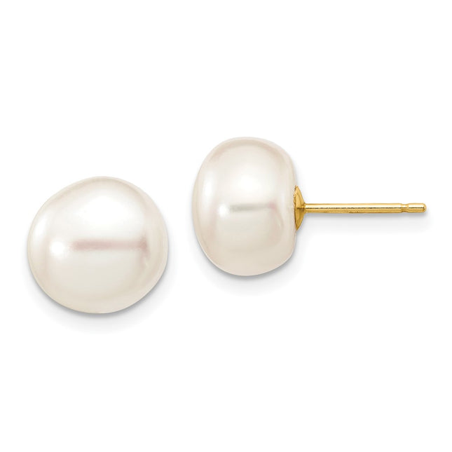 14k Yellow Gold Earrings Style X90BW - Classique Jewelry Inc.