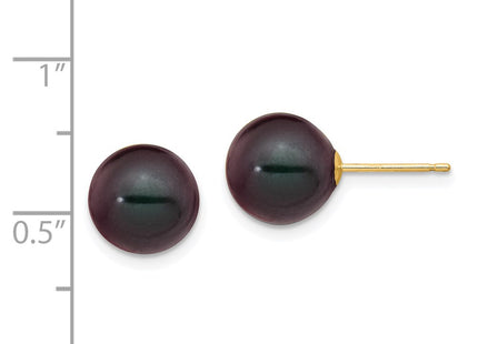 14k Yellow Gold Earrings Style X90PB - Classique Jewelry Inc.