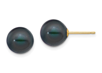 14k Yellow Gold Earrings Style X90PB - Classique Jewelry Inc.