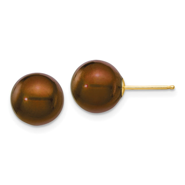 14k Yellow Gold Earrings Style X90PC - Classique Jewelry Inc.