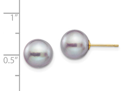 14k Yellow Gold Earrings Style X90PG - Classique Jewelry Inc.