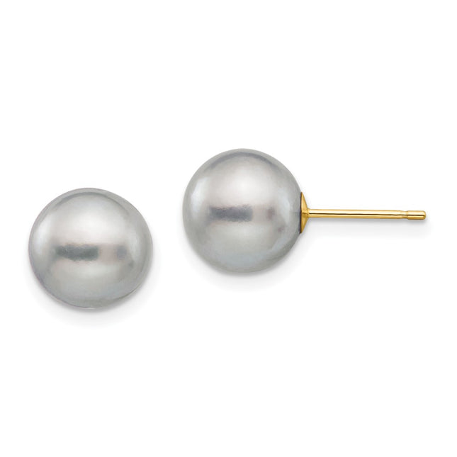 14k Yellow Gold Earrings Style X90PG - Classique Jewelry Inc.