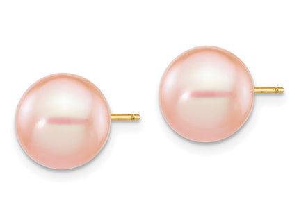 14k Yellow Gold Earrings Style X90PPI - Classique Jewelry Inc.