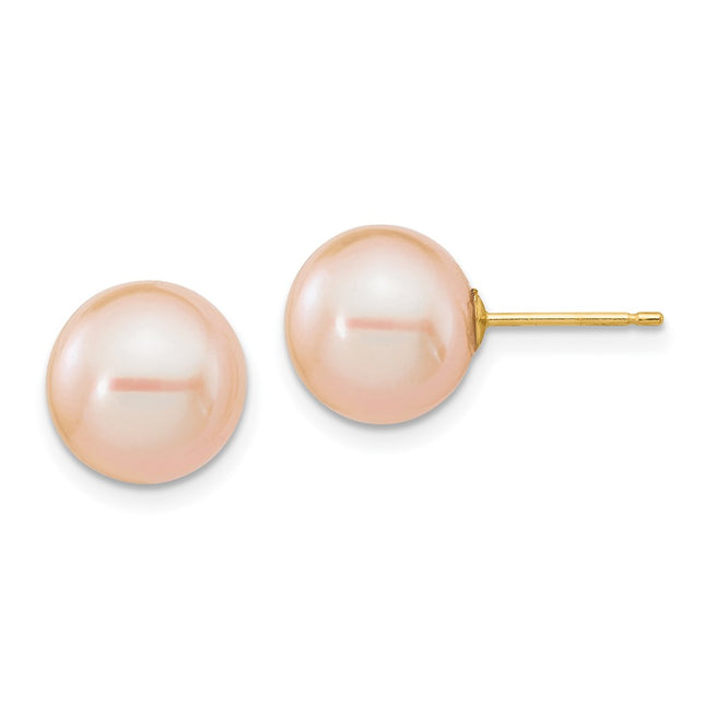 14k Yellow Gold Earrings Style X90PPI - Classique Jewelry Inc.