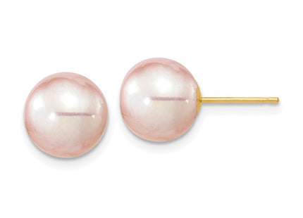 14k Yellow Gold Earrings Style X90PPU - Classique Jewelry Inc.