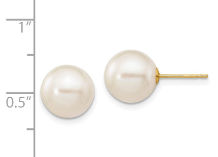 14k Yellow Gold Earrings Style X90PW - Classique Jewelry Inc.