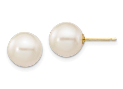 14k Yellow Gold Earrings Style X90PW - Classique Jewelry Inc.
