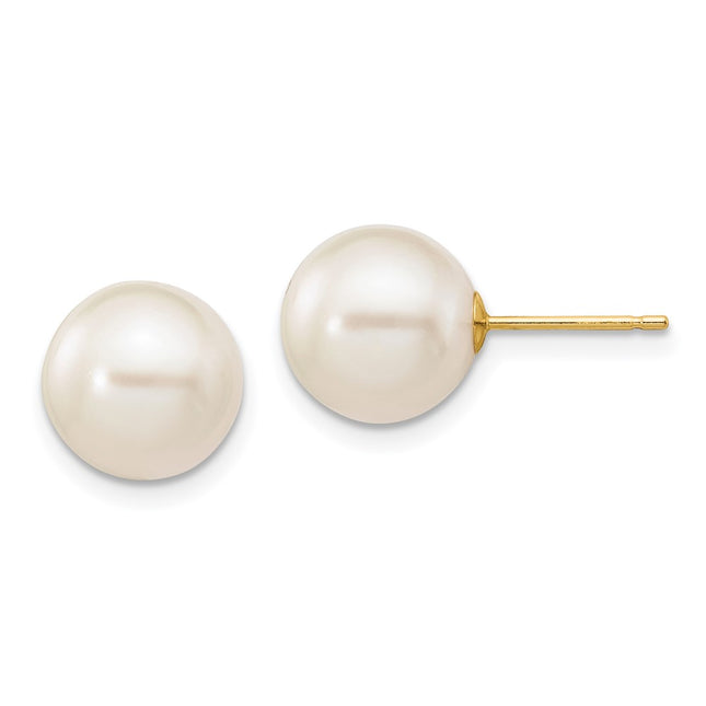 14k Yellow Gold Earrings Style X90PW - Classique Jewelry Inc.