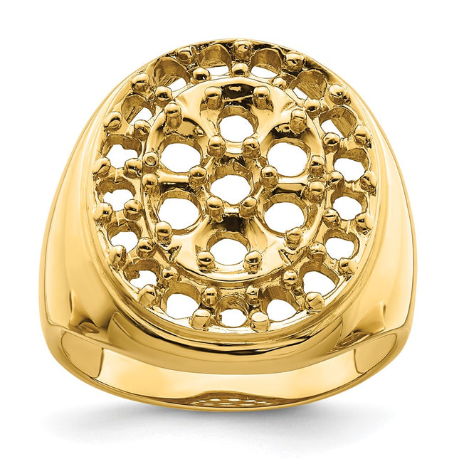14k Yellow Gold Rings Style X9427 - Classique Jewelry Inc.
