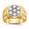14k AA Diamond men's ring
