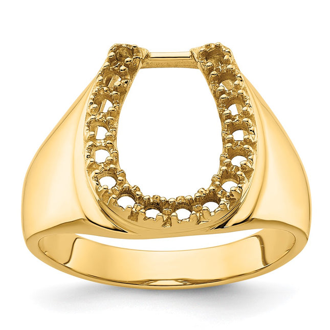 14k Yellow Gold Rings Style X9460 - Classique Jewelry Inc.
