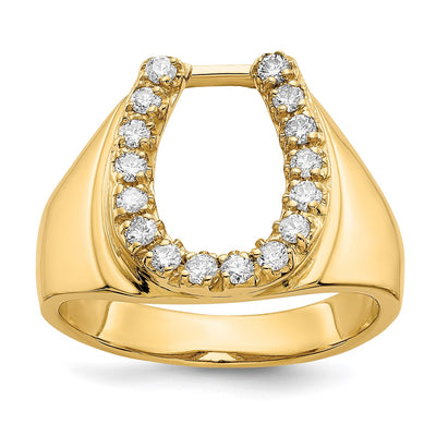 14K gold diamond ring