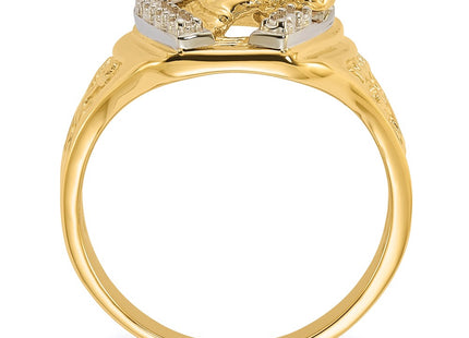 14k Two-tone Rings Style X9464 - Classique Jewelry Inc.