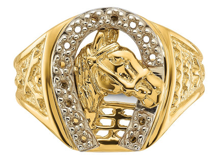 14k Two-tone Rings Style X9464 - Classique Jewelry Inc.