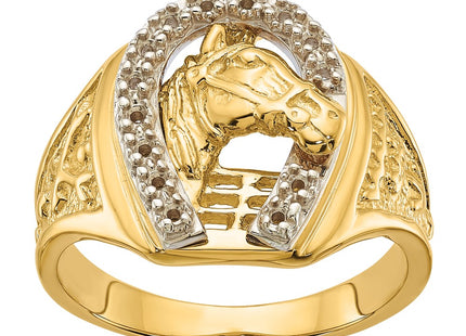 14k Two-tone Rings Style X9464 - Classique Jewelry Inc.