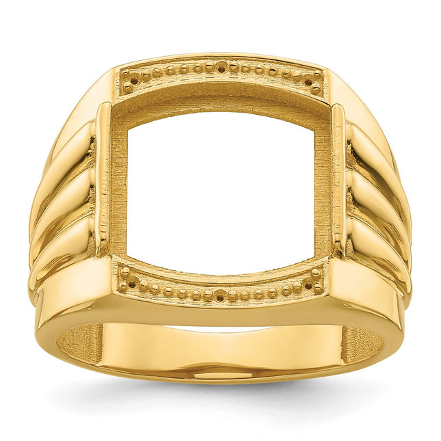 14k Yellow Gold Rings Style X9471 - Classique Jewelry Inc.