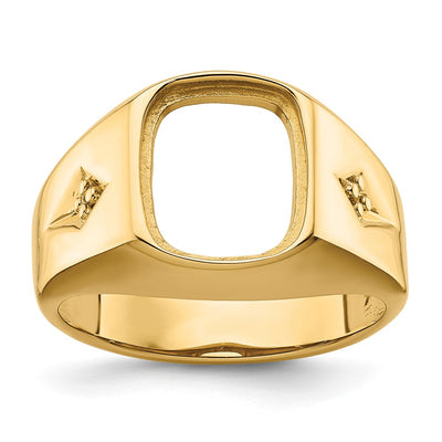 14K gold diamond ring