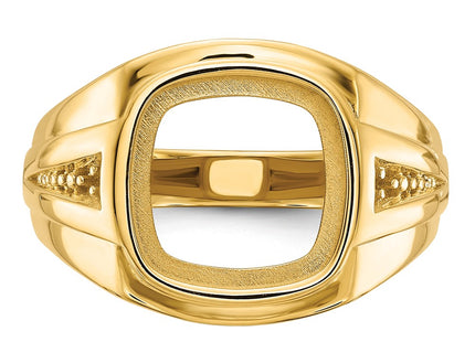 14k Yellow & Rhodium Rings Style X9477 - Classique Jewelry Inc.