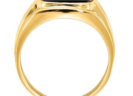 14k Yellow & Rhodium Rings Style X9477AA - Classique Jewelry Inc.