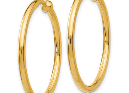 14k Yellow Gold Earrings Style X95 - Classique Jewelry Inc.