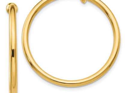 14k Yellow Gold Earrings Style X95 - Classique Jewelry Inc.