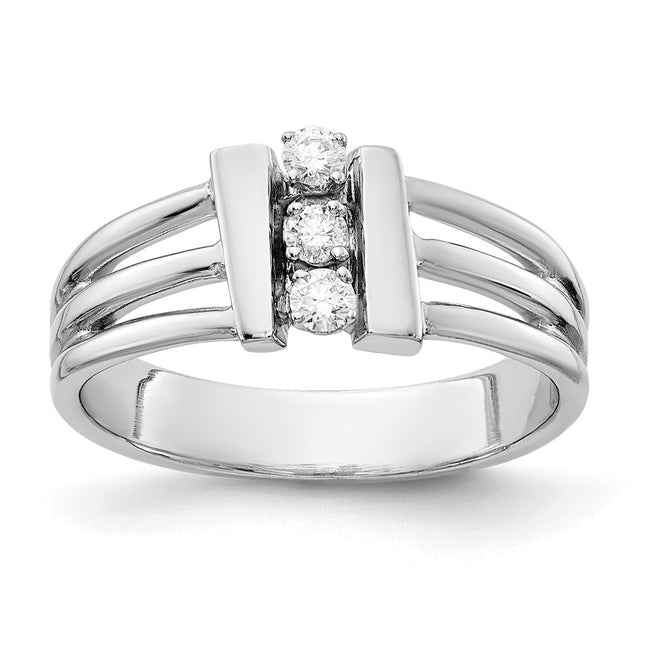 14k White Gold Rings Style X9613AA - Classique Jewelry Inc.