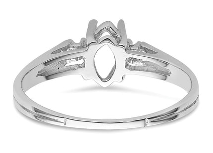 14k White Gold Rings Style X9671 - Classique Jewelry Inc.