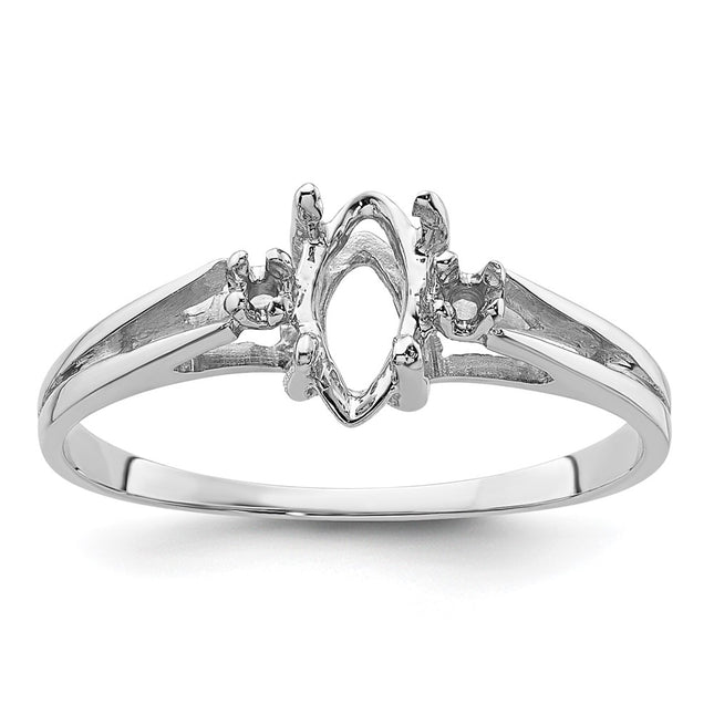 14k White Gold Rings Style X9671 - Classique Jewelry Inc.