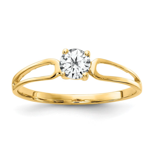 14k Yellow Gold Jewelry Style X9674CZ - Classique Jewelry Inc.