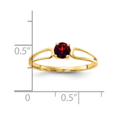 14K Garnet ring