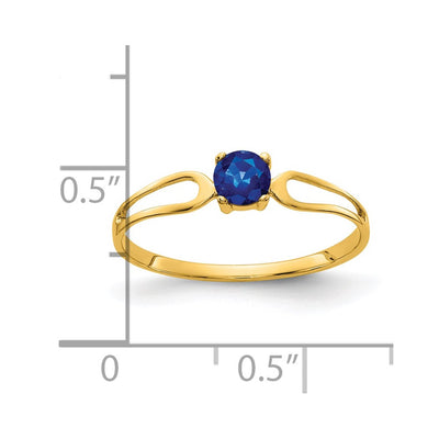 14K Sapphire ring