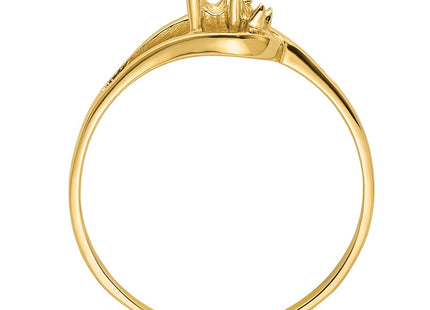 14k Yellow Gold Rings Style X9712 - Classique Jewelry Inc.