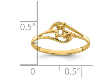 14k Yellow Gold Rings Style X9712 - Classique Jewelry Inc.