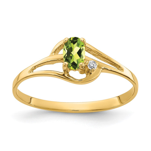 14k Yellow Gold Rings Style X9712PE - Classique Jewelry Inc.