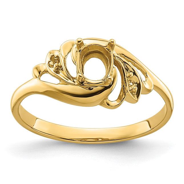 14k Yellow Gold Rings Style X9716 - Classique Jewelry Inc.