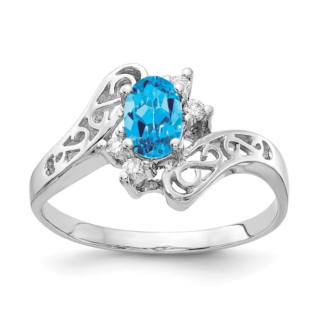 14k White Gold Rings Style X9734 - Classique Jewelry Inc.