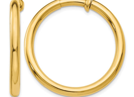 14K gold hoop earrings