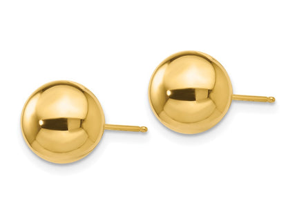 14K gold earrings, alternate view