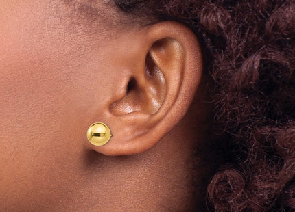 14K gold earrings, another view
