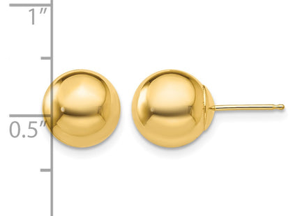 14K gold earrings, further view