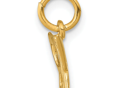 14k Butterfly Charm, 13 x 13mm